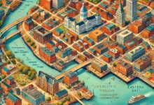 portland maine map​